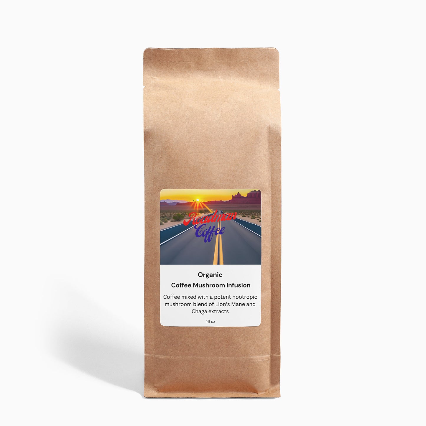 Organic Mushroom Coffee Fusion - Lion’s Mane & Chaga 16oz